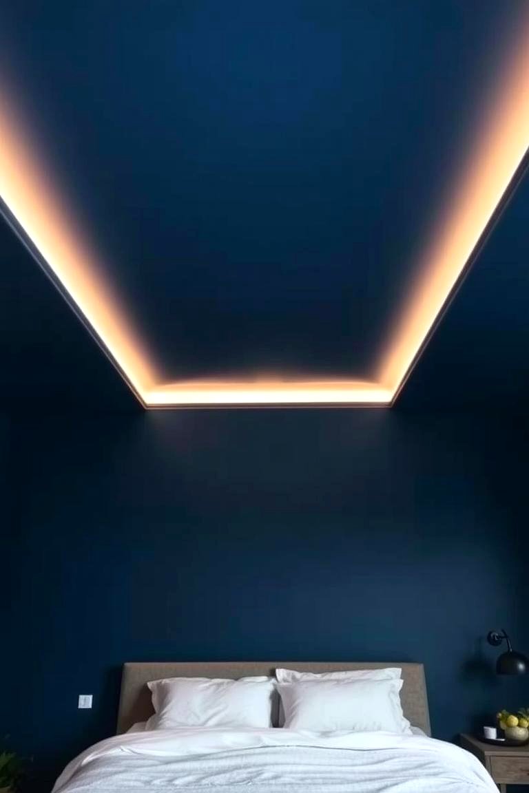 Painted Ceilings Bring Color and Personality to the Room - 24 Bedroom Ceiling Ideas