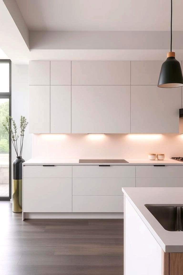Painted MDF Panels - 24 Kitchen Island Back Panel Ideas
