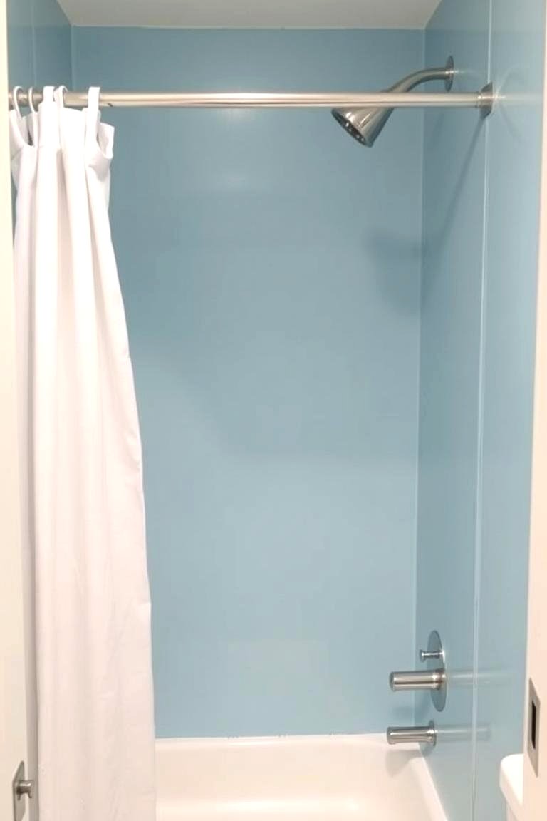 Painted Shower Walls with caution - 24 Shower Wall Ideas