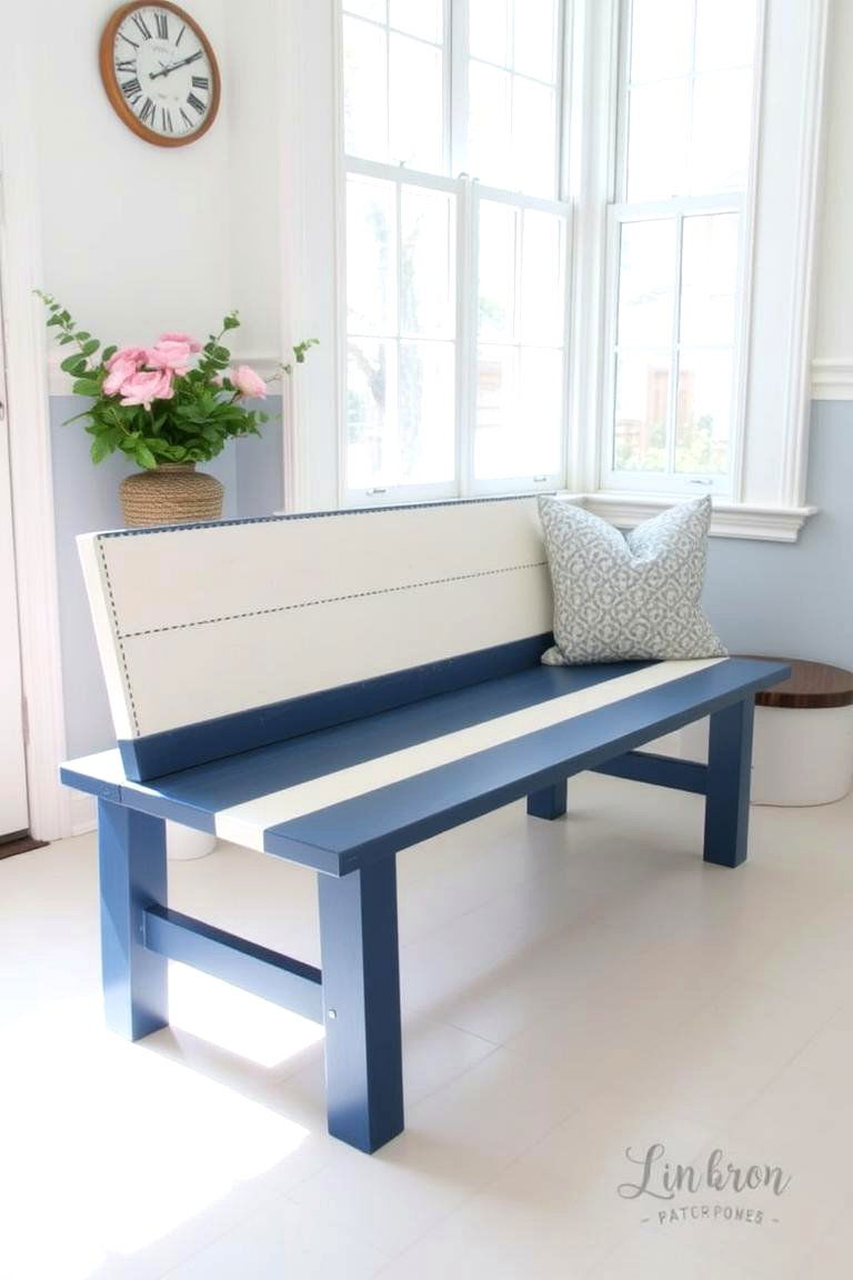 Painted Stripes for Classic Style - 24 Painted Furniture Ideas
