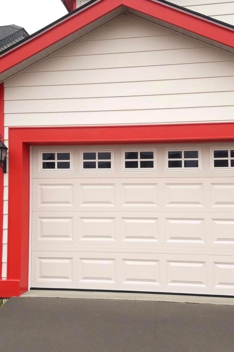 Painted Trim for a Pop of Color - 24 Exterior Taupe House Color Combinations
