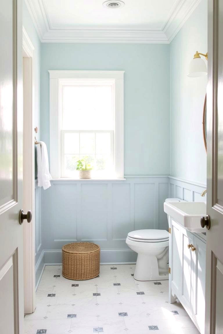 Painted Wainscoting - 24 Bathroom Wainscoting Ideas