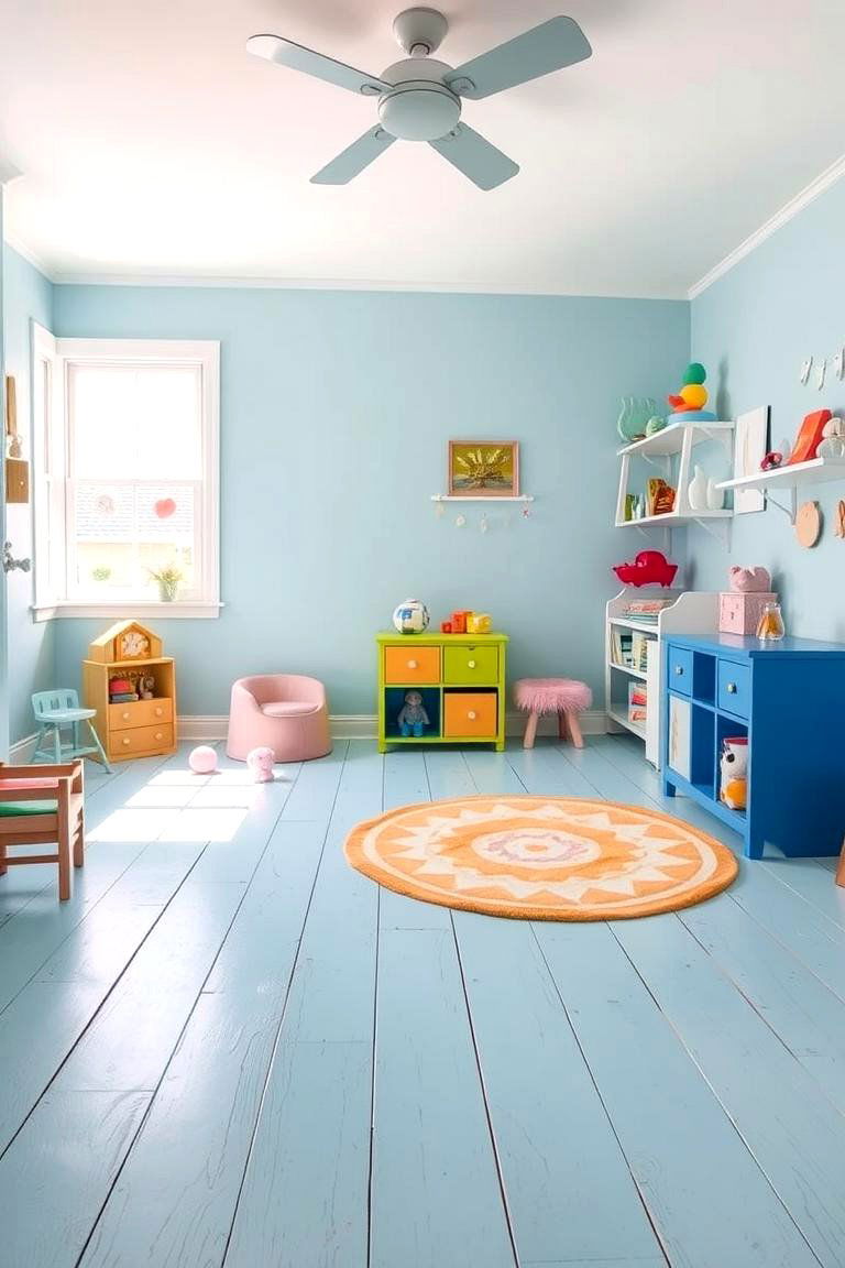 Painted Wood Floors - 24 Wood Floor Ideas