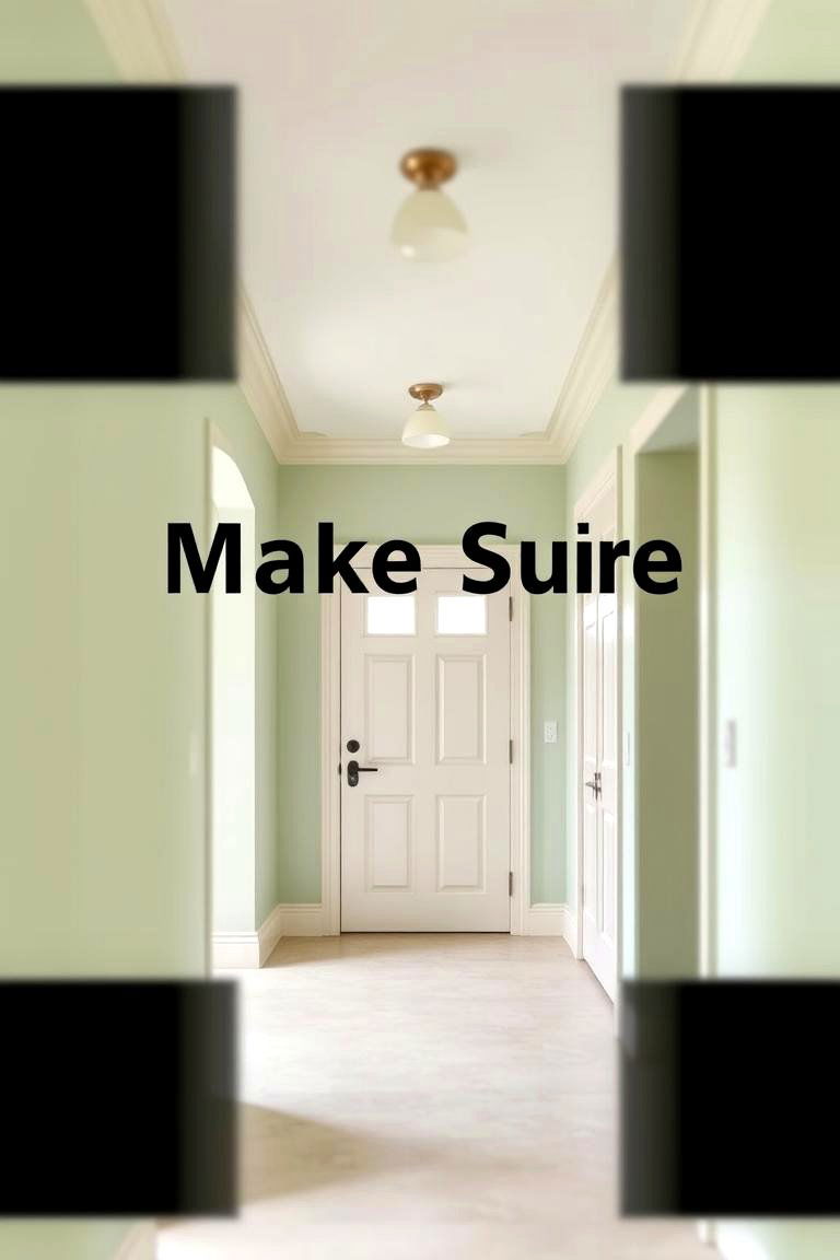 Pale Green for a Soft Welcoming Entryway - 24 Green Accent Wall Ideas