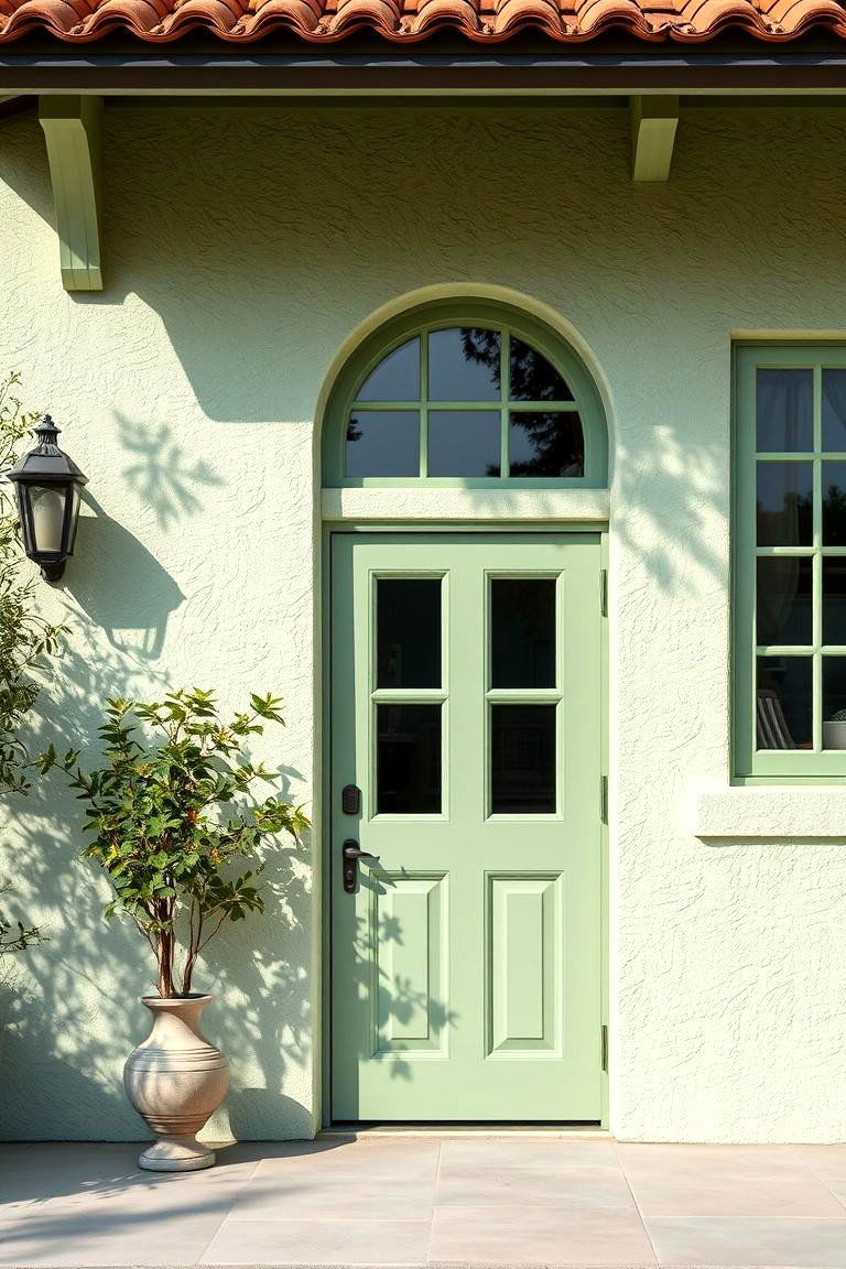 Pale Green - 24 Stucco Colors for Home Exteriors
