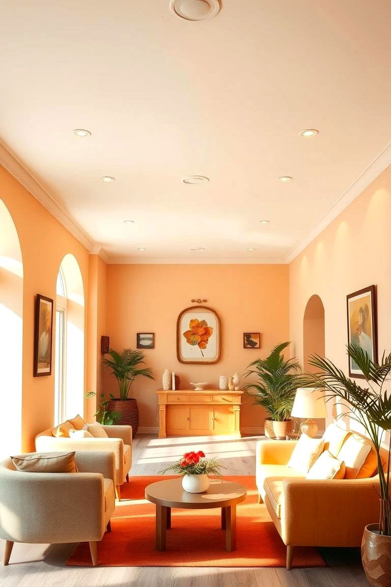 Pale Peach - 24 Calming Paint Colors