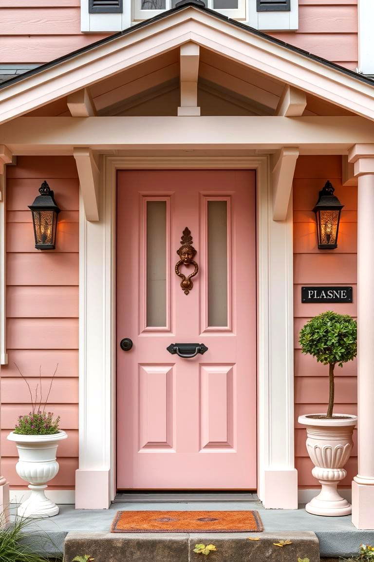 Pale Pink - 24 Mid Century Front Door Colors