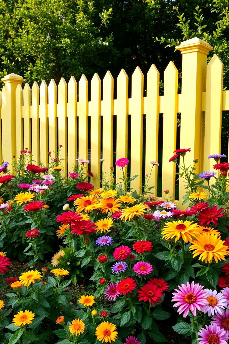 Pale Yellow - 24 Garden Fence Colour Ideas