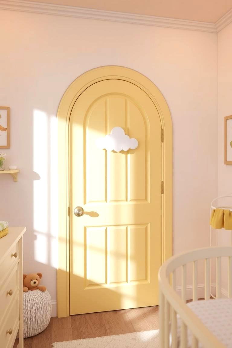 Pale Yellow - 24 Interior Door Color Ideas