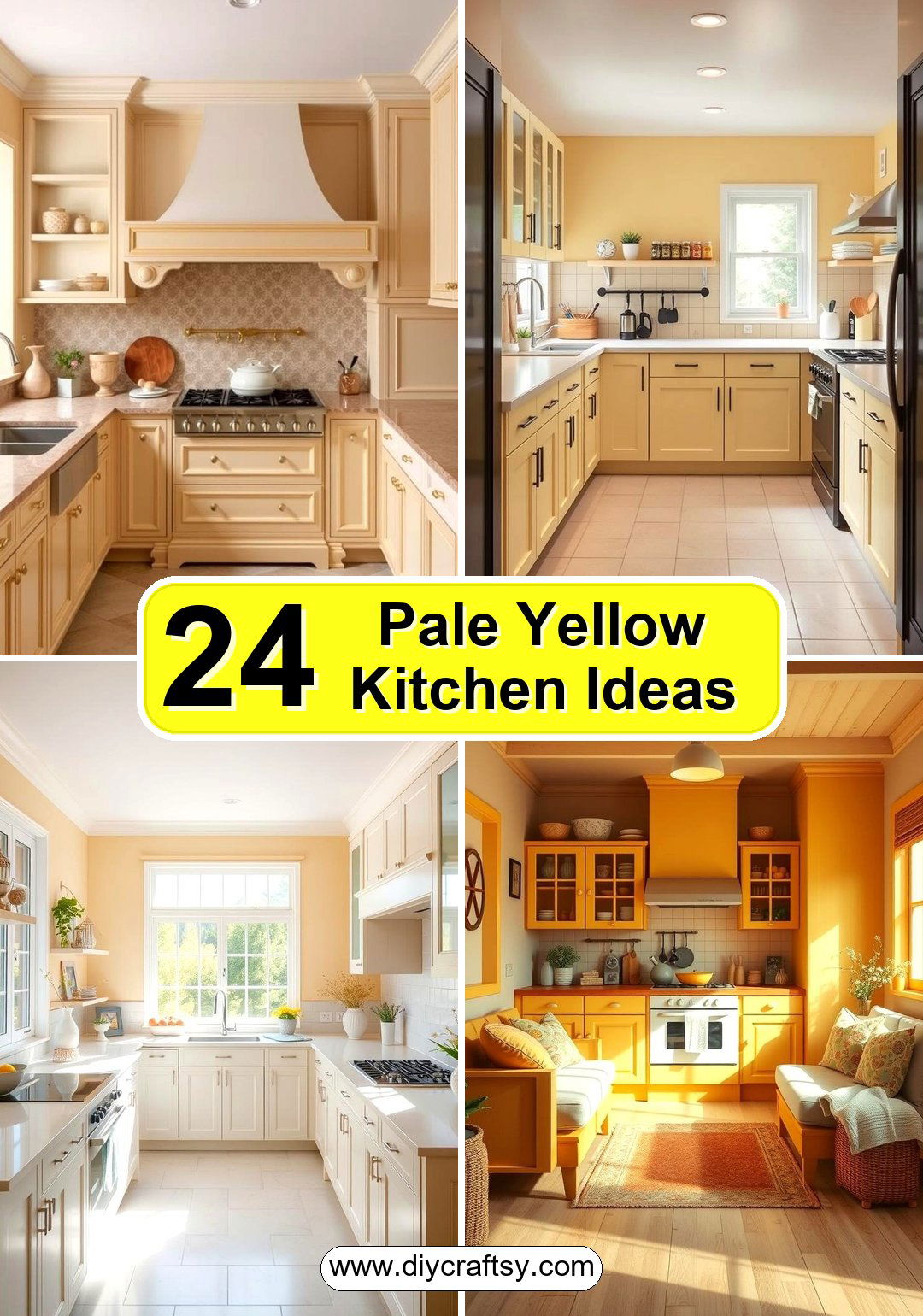 Pale Yellow Kitchen Ideas
