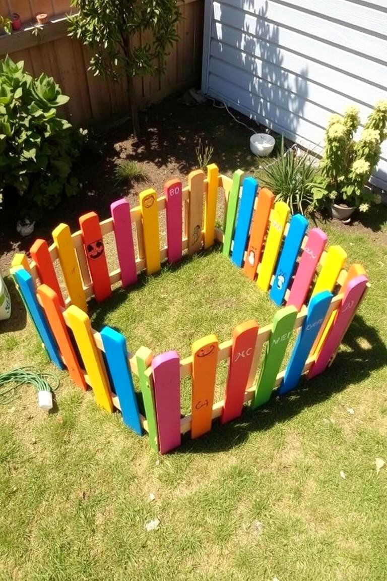Pallet Childrens Play Fence - 24 Pallet Fence Ideas