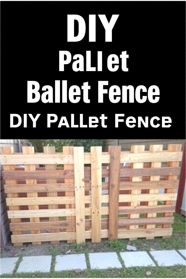 Pallet Fence - 24 Backyard Fence Ideas