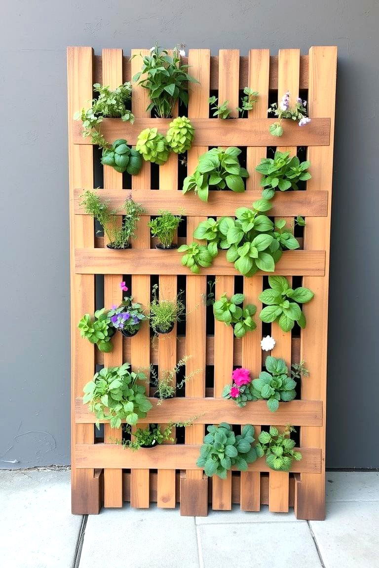 Pallet Indoor Garden - 24 Indoor Garden Ideas