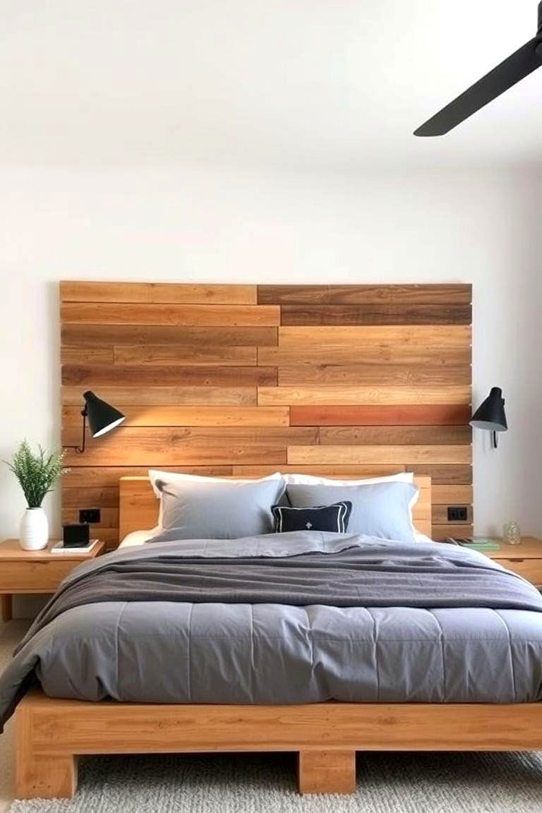Pallet Wall - 24 No Headboard Ideas