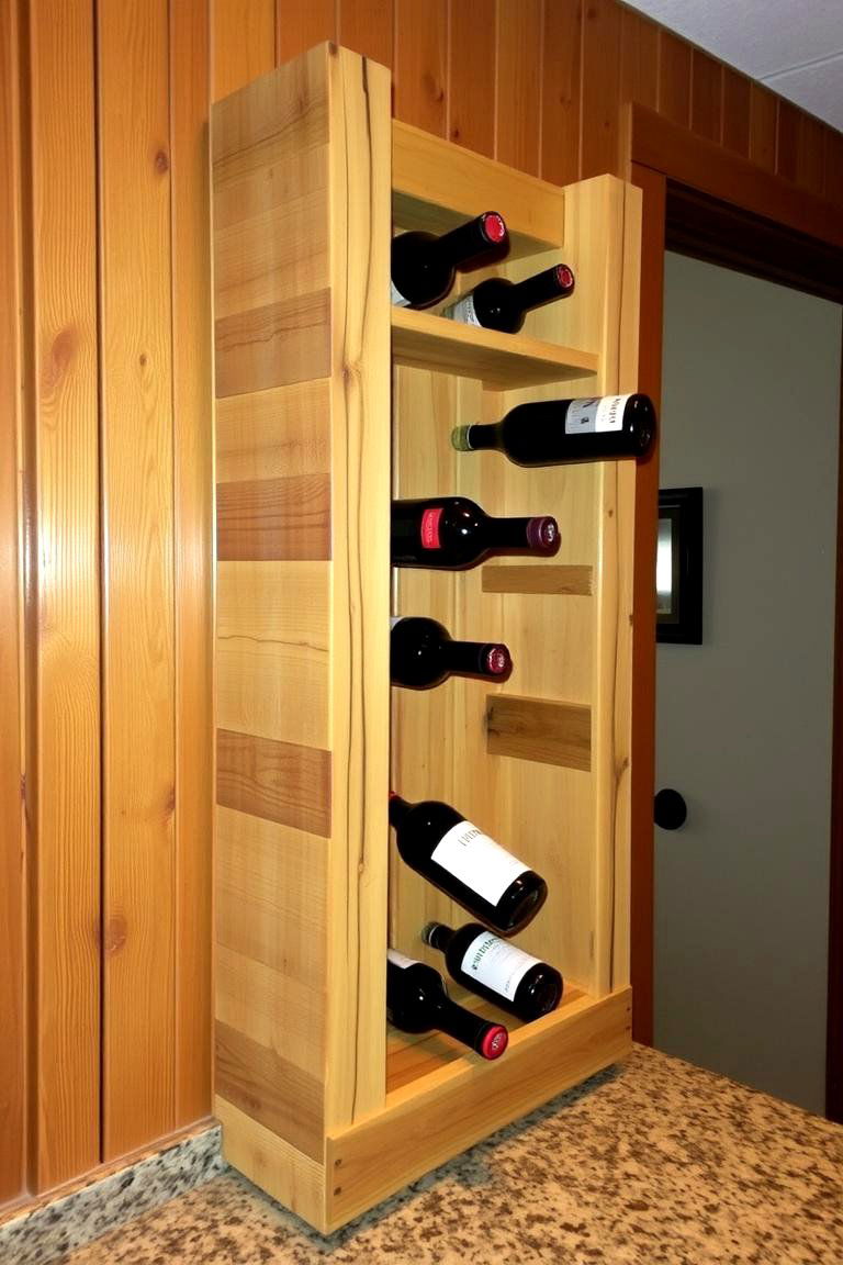 Pallet Wine Rack for Home Bars - 24 Pallet Furniture Ideas