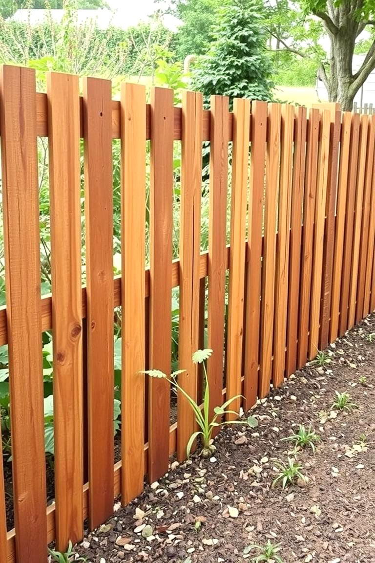 Pallet Wood Fence - 24 Front Yard Fence Ideas