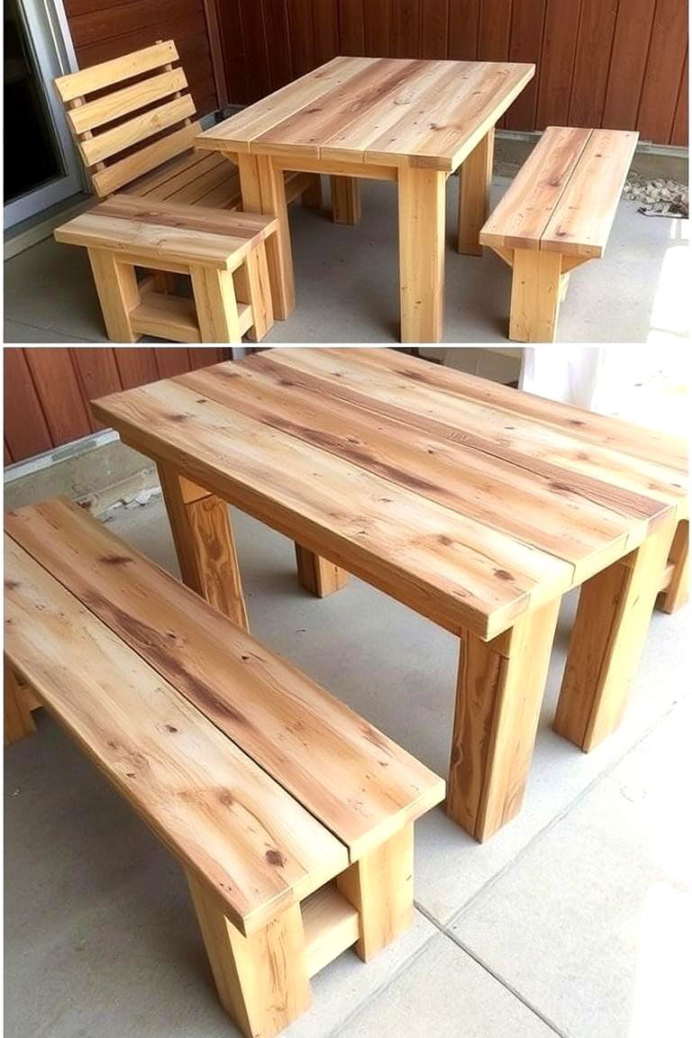 Pallet Wood Furniture - 24 Rustic Outdoor Kitchen Ideas