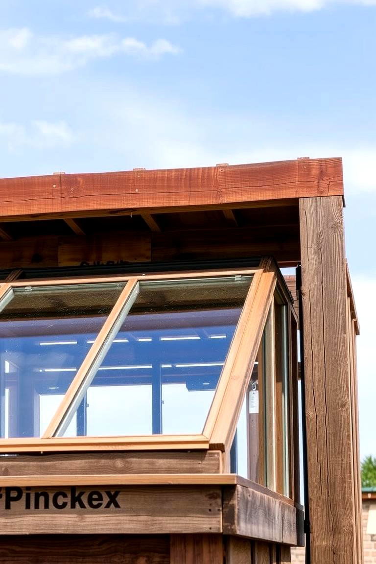 Pallet Wood Greenhouse - 24 Rooftop Greenhouse Ideas