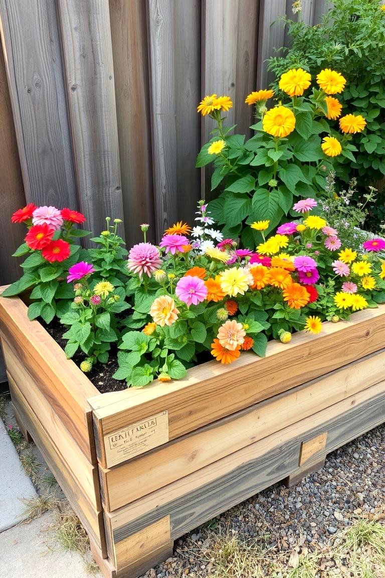Pallet Wood Raised Bed - 24 Raised Garden Bed Ideas