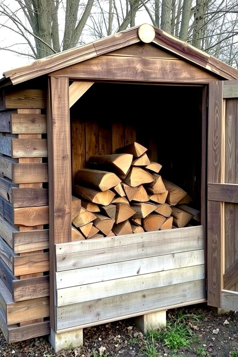 Pallet Wood Shed on a Budget - 24 wood shed ideas