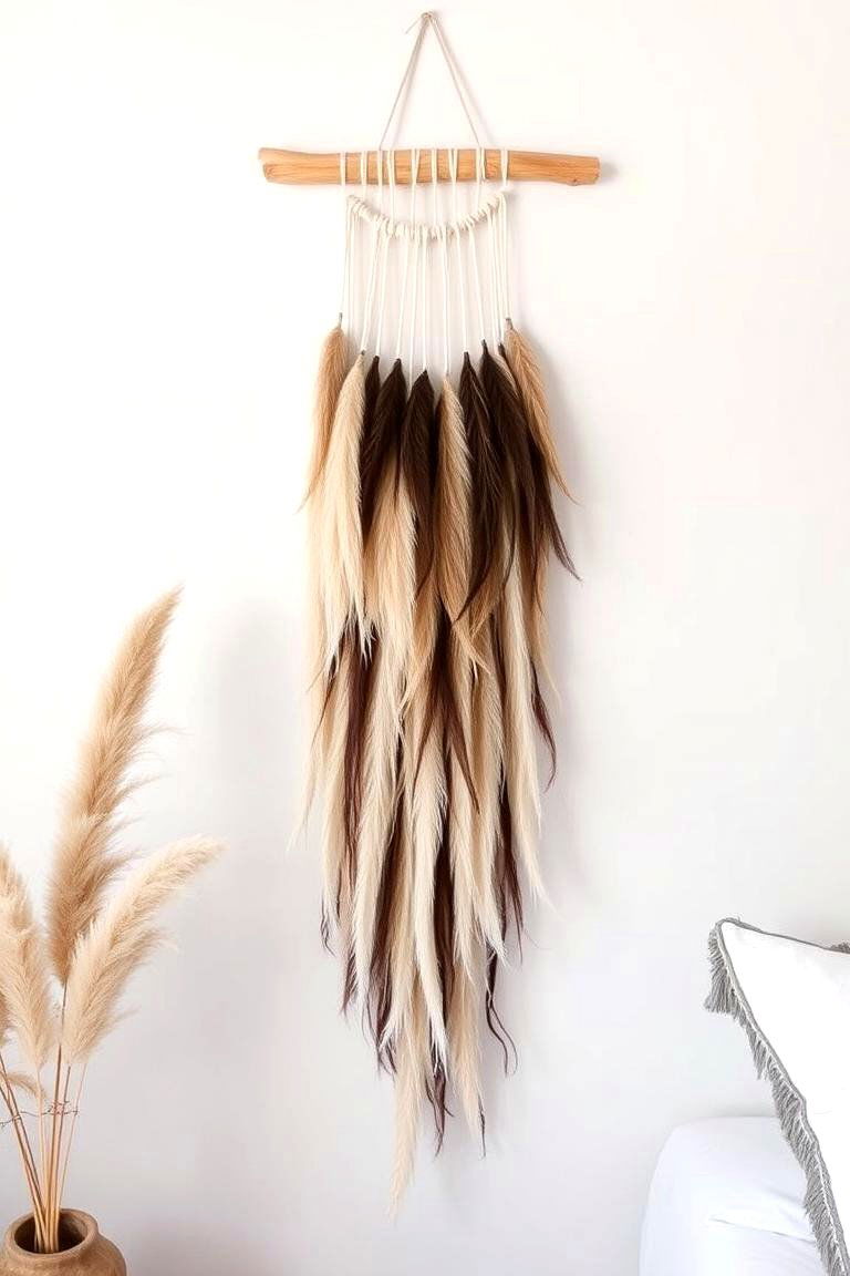 Pampas Grass Wall Hangings - 24 Pampas Grass Decor Ideas