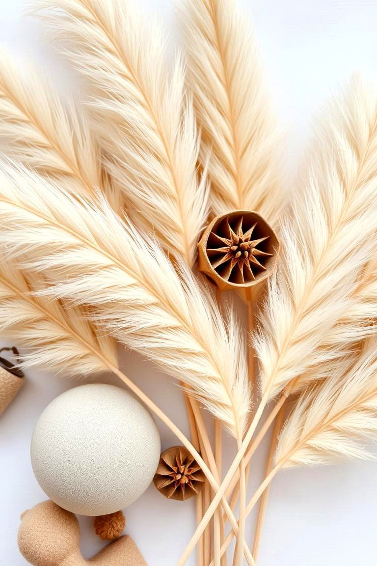Pampas Grass as Photo Props - 24 Pampas Grass Decor Ideas