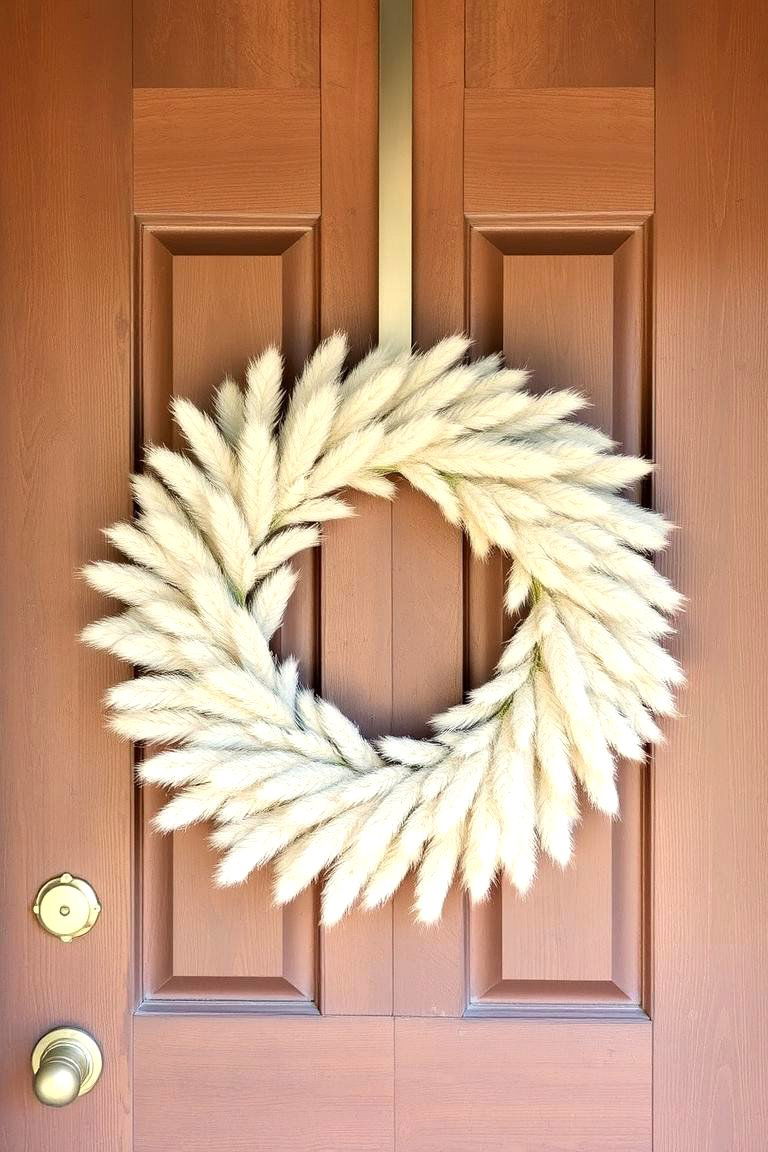 Pampas Grass in DIY Wreaths - 24 Pampas Grass Decor Ideas