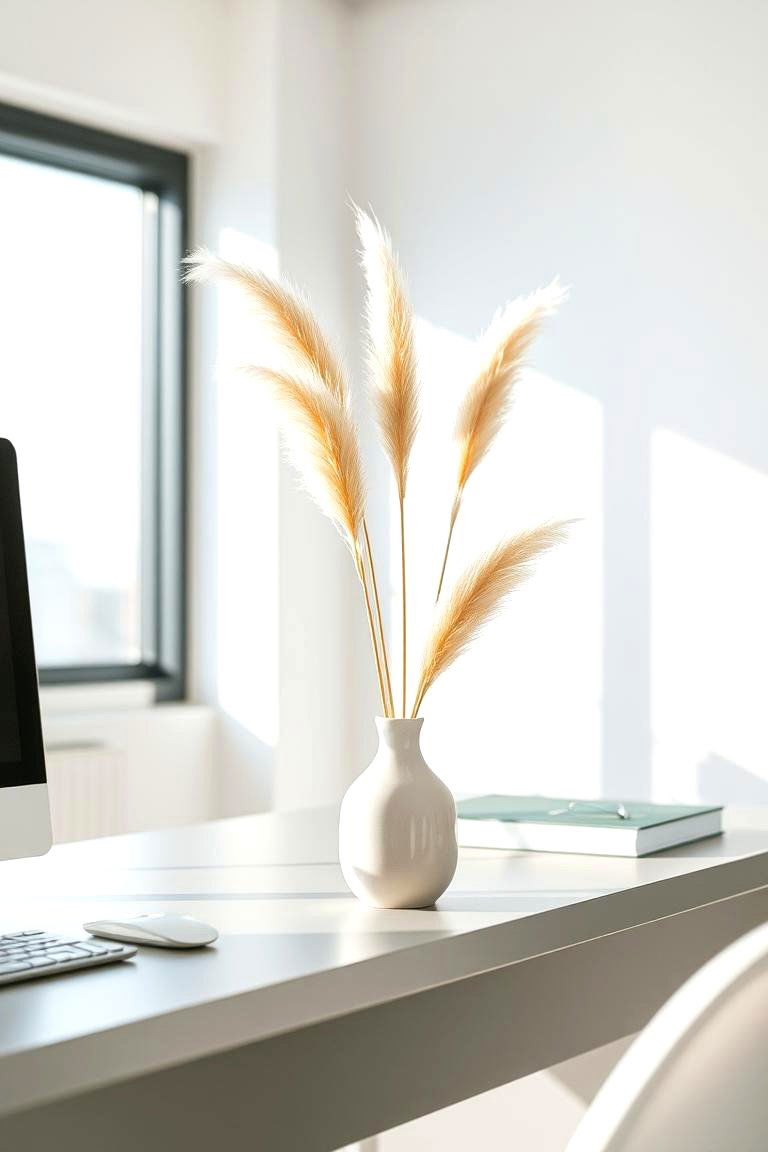 Pampas Grass in Office Spaces - 24 Pampas Grass Decor Ideas