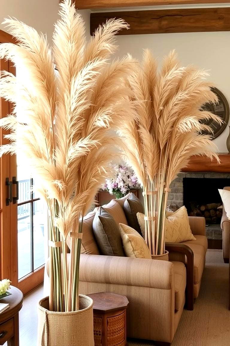 Pampas Grass in Rustic Decor - 24 Pampas Grass Decor Ideas