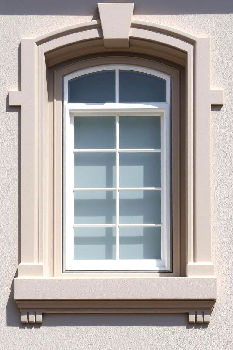 Paneled Window Trim for a Stylish Look - 24 Modern Window Trim Ideas