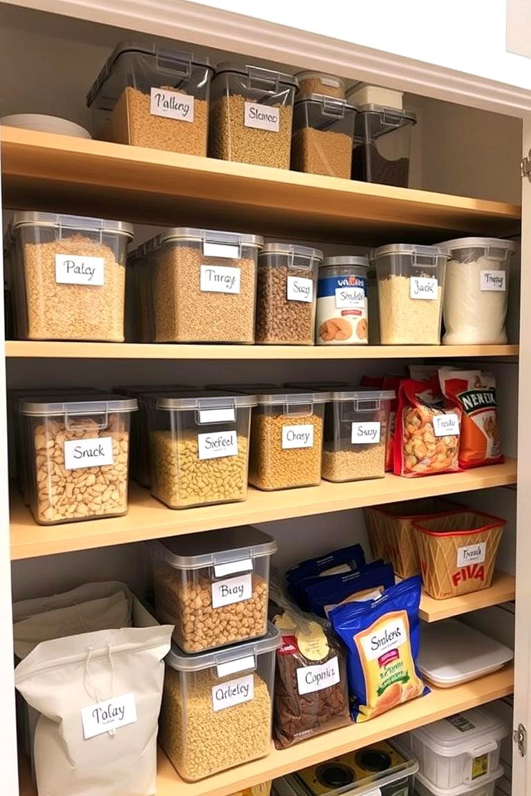 Pantry Labels for Clear Organization - 24 Kitchen Pantry Ideas