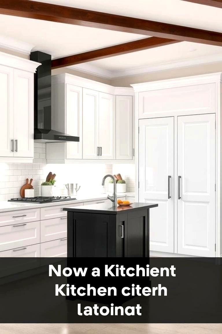 Pantry Proximity Advantage - 24 white kitchen ideas with black island