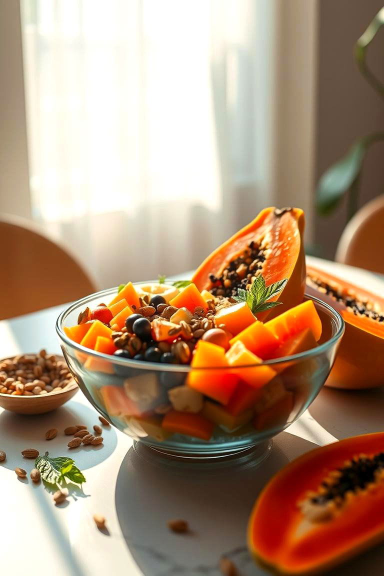 Papaya Powered Breakfasts - 24 Tropical Kitchen Ideas