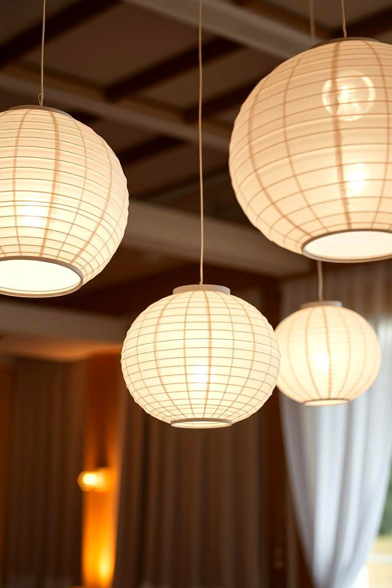 Paper Lanterns for a Festive Vibe - 24 non-floral wedding centerpiece ideas