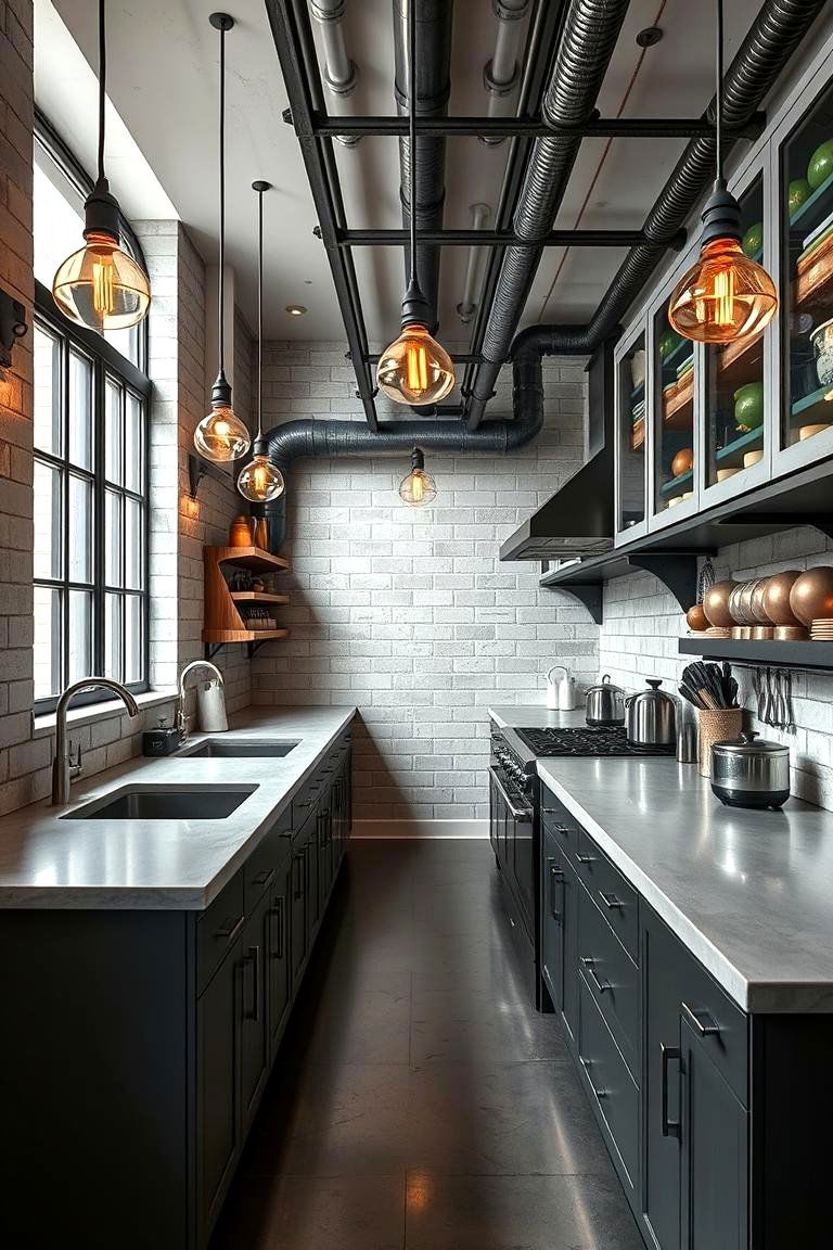 Parallel Kitchen with Smart Storage Solutions - 24 Parallel Modular Kitchen Design Ideas