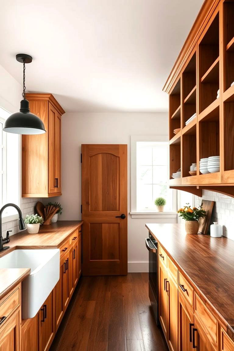 Parallel Kitchen with Under Cabinet Lighting - 24 Parallel Modular Kitchen Design Ideas