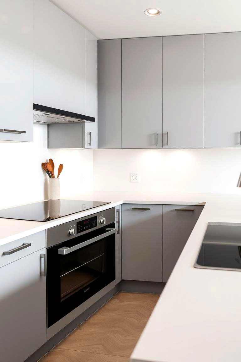 Parallel Kitchen with a Corner Sink - 24 Parallel Modular Kitchen Design Ideas