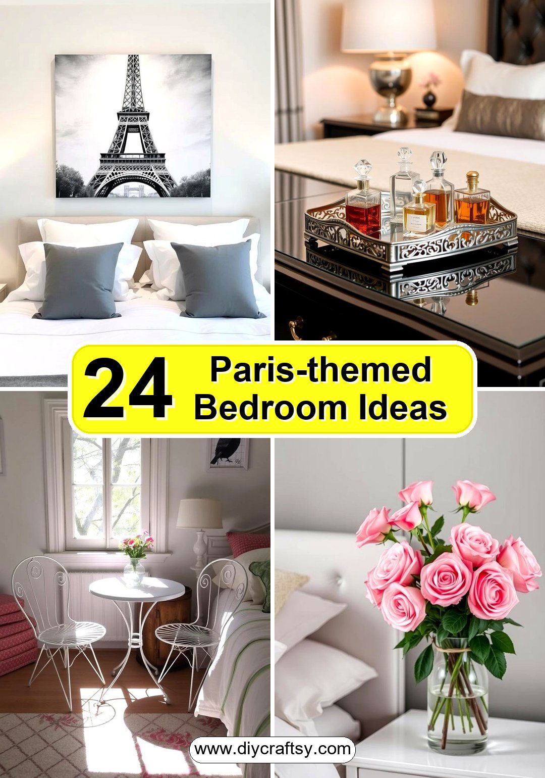 Paris-themed Bedroom Ideas