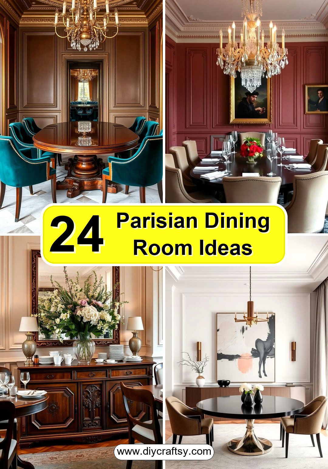 Parisian Dining Room Ideas