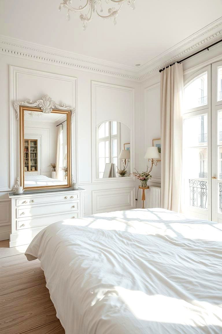 Parisian Light and Airy Ambiance - 24 Parisian Themed Bedroom Ideas