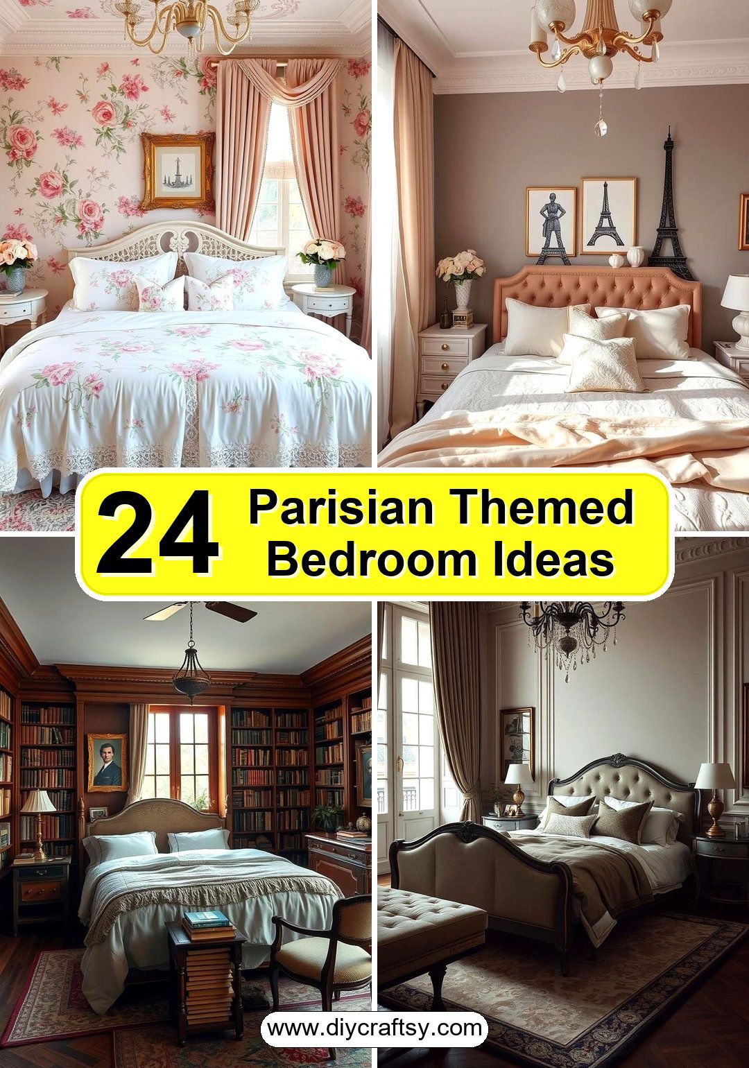 Parisian Themed Bedroom Ideas