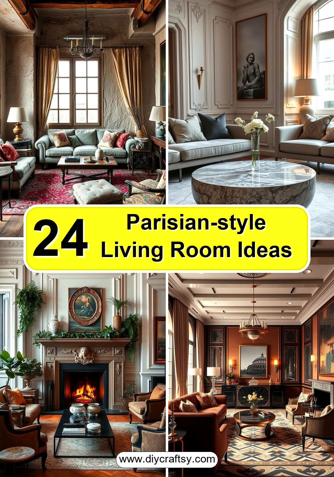 Parisian-style Living Room Ideas