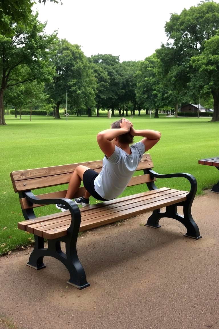 Park Bench Powerhouse - 24 Outdoor Gym Ideas
