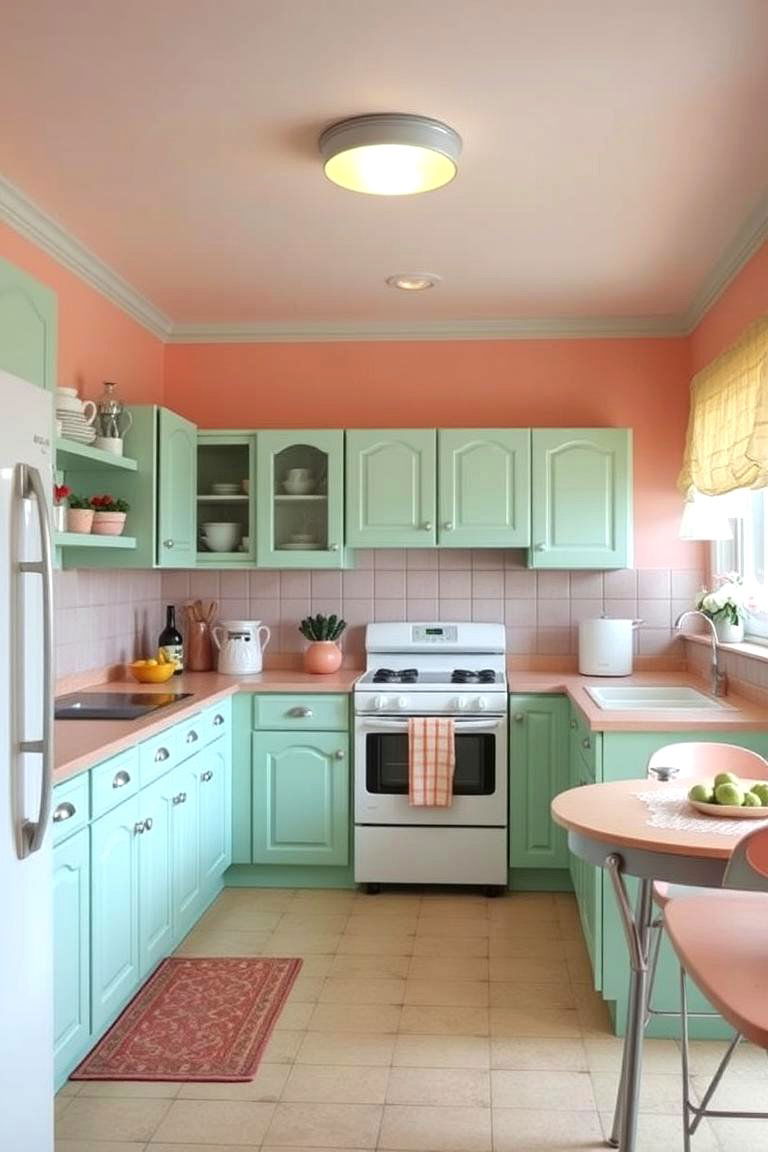 Pastel Accents - 27 1980s Kitchen Ideas