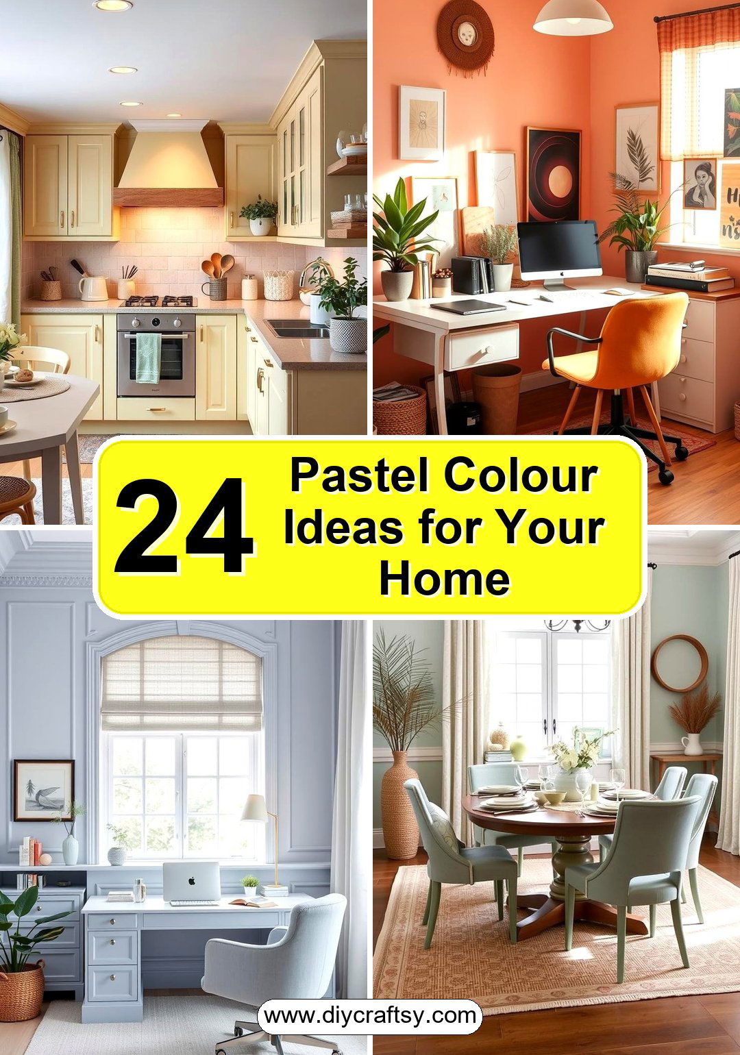 Pastel Colour Ideas for Your Home