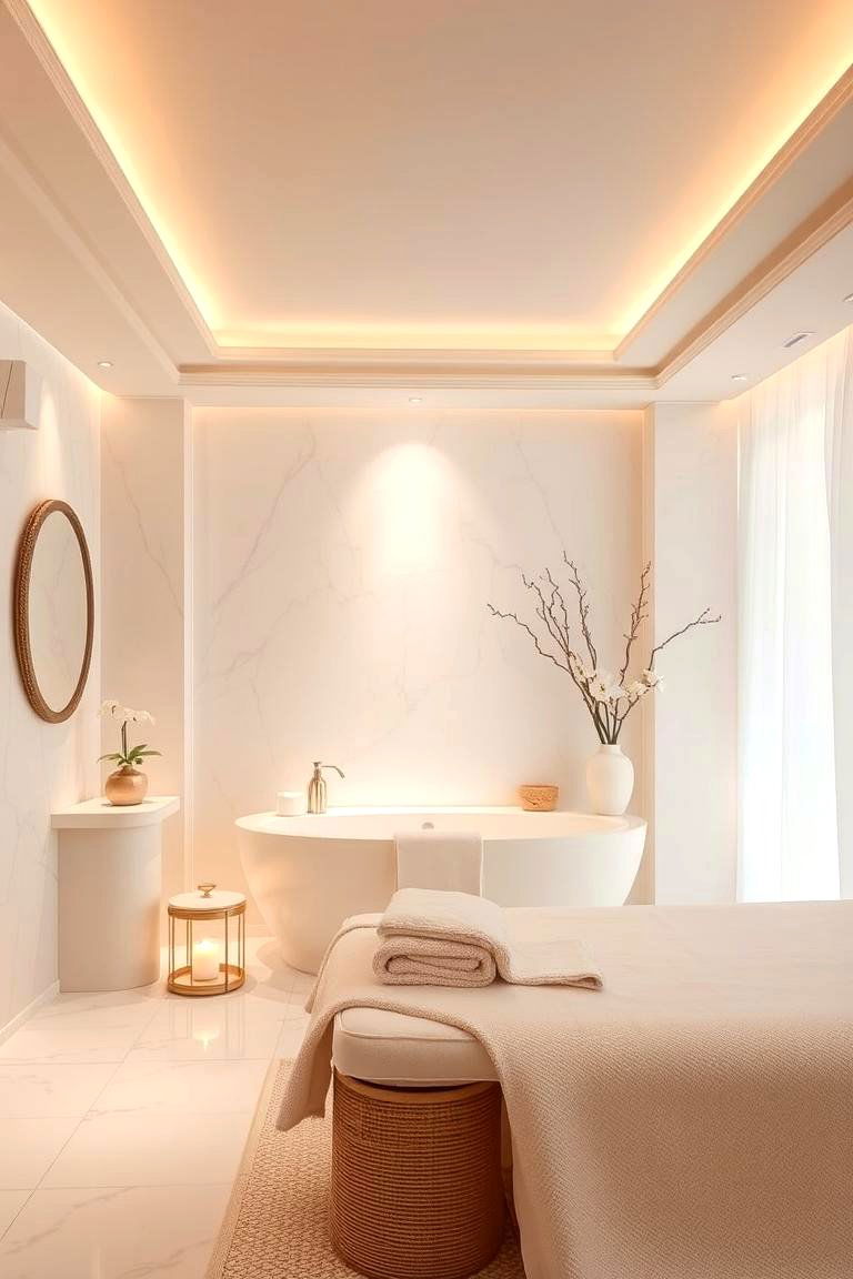 Pastel Dream Spa Room - 24 Spa Room Ideas