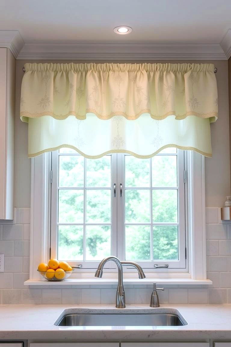 Pastel Dream Valance - 24 Kitchen Valance Ideas