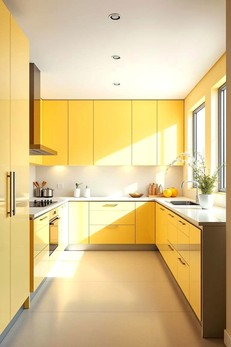 Pastel Infused Modernity - 24 Pale Yellow Kitchen Ideas