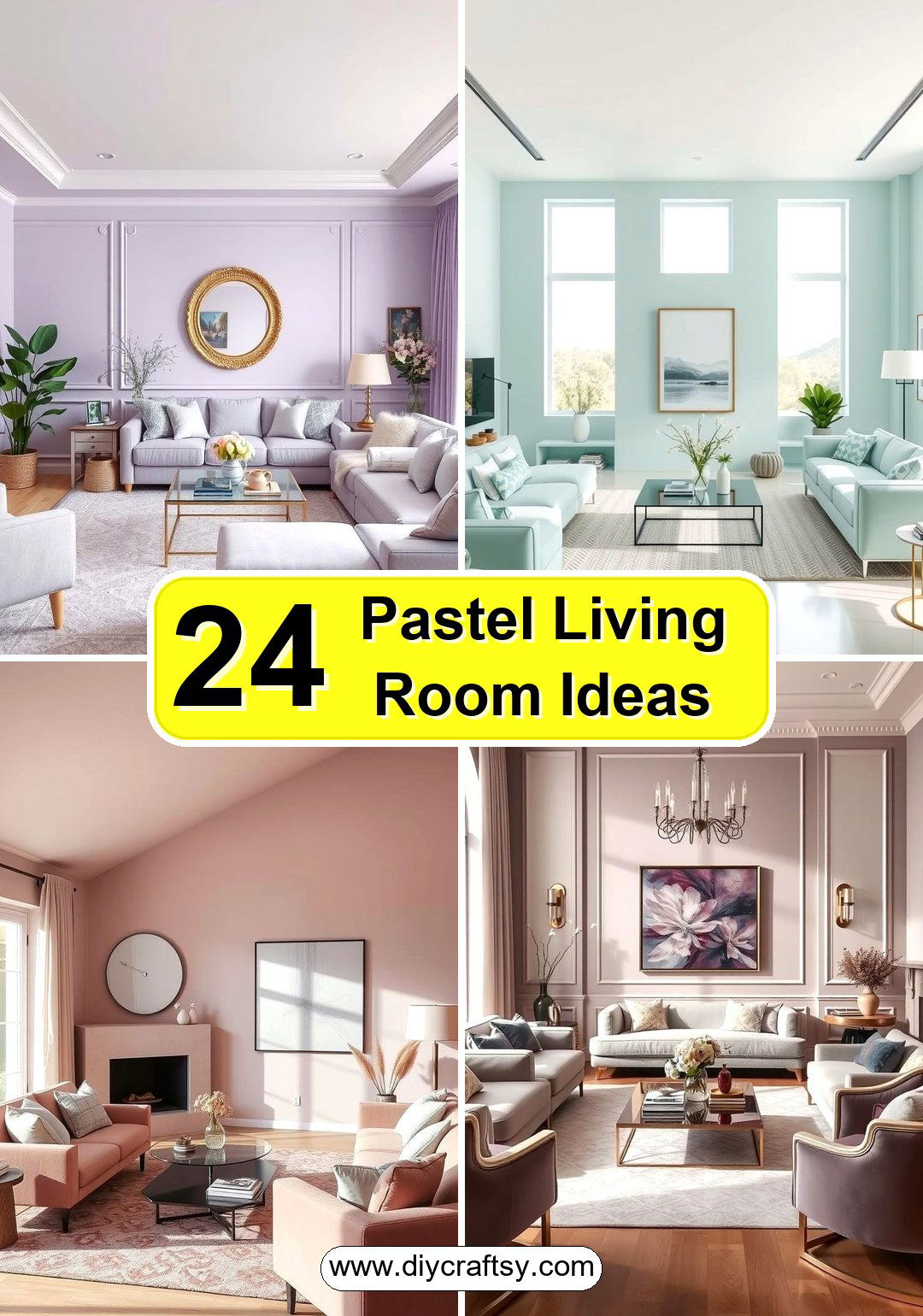 Pastel Living Room Ideas