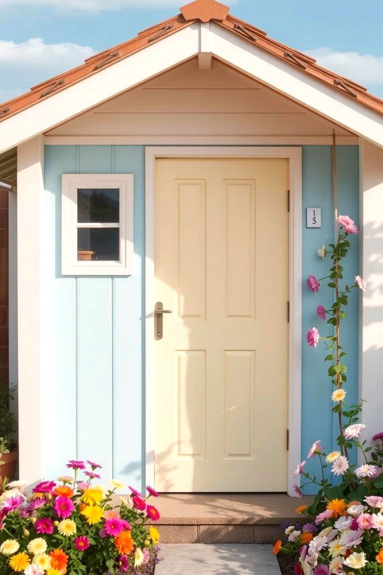 Pastel Palette - 24 Shed Color Ideas